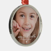 Mein erster Zelt | Tooth Loss Kid Keepake Ornament Aus Metall (Rechts)