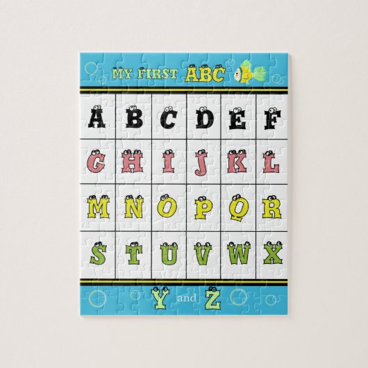 Mein erstes ABC Goldfisch Puzzle (Vertikal)