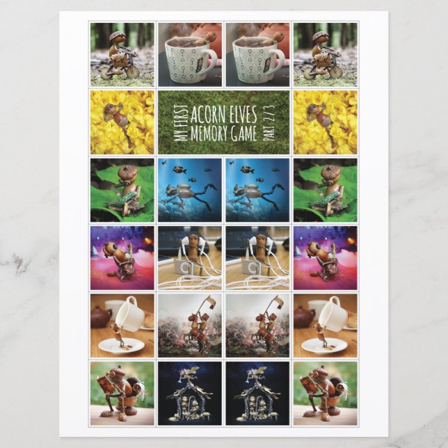 Mein erstes Acorn Elves Memory Game, Teil 2/3 (Vorderseite)