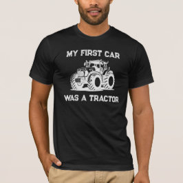 Mein erstes Auto war ein Traktor Lustiges Farm Dun T-Shirt