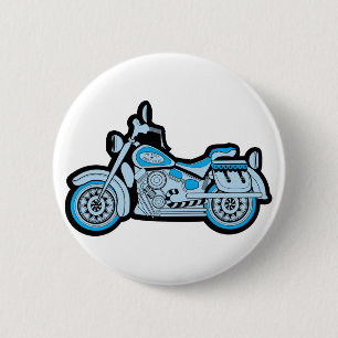 Mein erstes blaues Motorrad Button