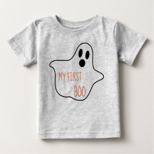 Mein erstes Boo Halloween-Design Baby T-shirt