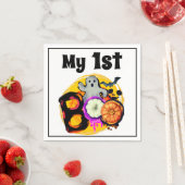 Mein erstes Boo Niedlich Ghost Baby's erstes Hallo Serviette (Beispiel)