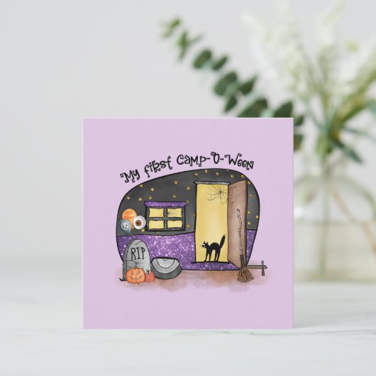 Mein erstes Camp-O-Ween | Halloween-Camping (Stehend Vorderseite)