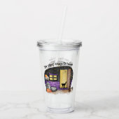 Mein erstes Camp-O-Ween | Halloween-Camping Acryltrinkbecher (Rückseite)