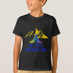 Mein erstes Camping-Abenteuer Zelten Wandern T-Shirt