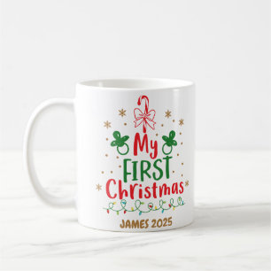 Mein erstes Christstollenzuckerstangen-Weihnachten Kaffeetasse