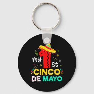Mein erstes Cinco De Mayo Fiesta Baby Boys Girls Schlüsselanhänger