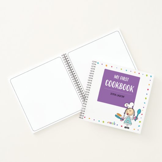 MEIN ERSTES COOKBOOK Leere Rezept Notebook Notizblock (Innenseite)