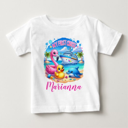 Mein erstes Cruise-Kleinkind-Shirt Baby T-shirt (Vorderseite)