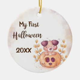 Mein erstes glückliches Halloween-Keramik-Ornament Keramik Ornament