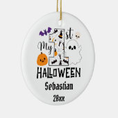 mein erstes Halbwyu Babyboo mit individuelle Name Keramik Ornament (Rechts)