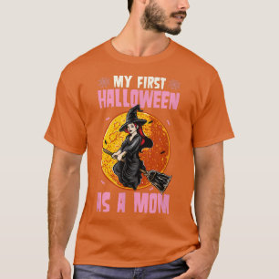 Mein erstes Halloween als Mama Hexenschwangerschaf T-Shirt