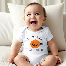 Mein erstes Halloween Happy Pumpkin Baby Strampler