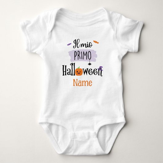 Mein erstes Halloween - Il Mio Primo Halloween Baby Strampler (Vorderseite)