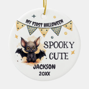 Mein erstes Halloween - individualisierbare Fotove Keramik Ornament