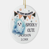Mein erstes Halloween - Niedlich Happy Ghost anpas Keramik Ornament (Rechts)
