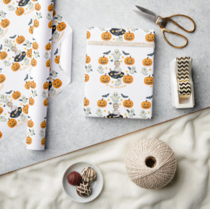 Mein erstes Halloween Niedlicher Pumpkin & Ghost Geschenkpapier
