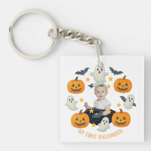 Mein erstes Halloween Niedlicher Pumpkin & Ghost Schlüsselanhänger