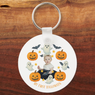 Mein erstes Halloween Niedlicher Pumpkin & Ghost Schlüsselanhänger