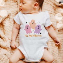Mein erstes Halloween-Niedliches Geisterpink-Lila-