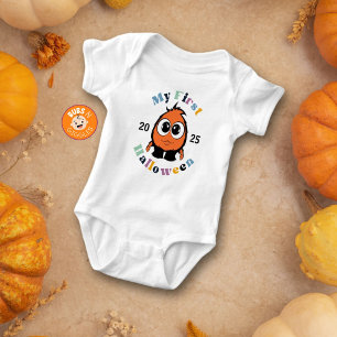 Mein erstes Halloween Niedliches Monster personali Baby Strampler