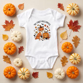 Mein erstes Halloween Orange Baby Strampler