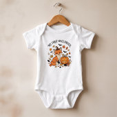Mein erstes Halloween Orange Baby Strampler