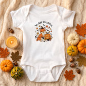 Mein erstes Halloween Orange Baby Strampler