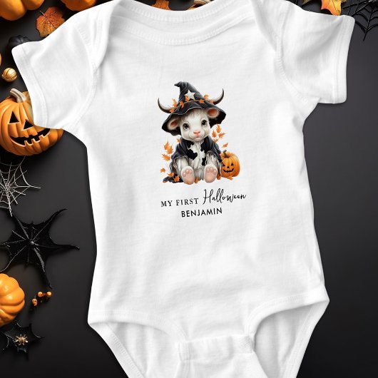 Mein erstes Halloween Personalisierte Niedliche He Baby Strampler