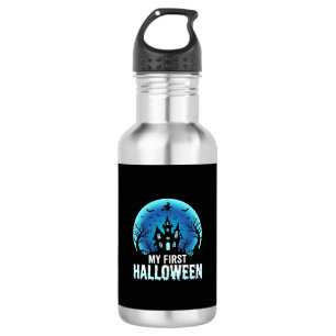 Mein erstes Halloween-Spooky-Spookhaus-Design_1 Edelstahlflasche