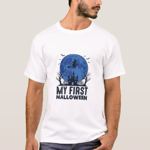 Mein erstes Halloween Vintage Gravur Kinder Design T-Shirt