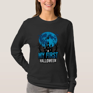 Mein erstes Halloween Vintage verfluchtes Schloss T-Shirt