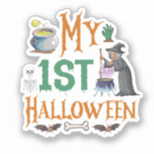 Mein erstes Halloween-Vinyl-Sticker Aufkleber (Vorderseite)