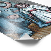 Mein erstes Haustier #1 - Surreal Odd Goth Creatio Fotodruck (Ecke)