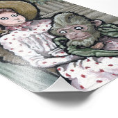 Mein erstes Haustier #3 - Surreal Odd Goth Creatio Fotodruck (Ecke)