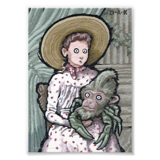 Mein erstes Haustier #3 - Surreal Odd Goth Creatio Fotodruck (Vorne)