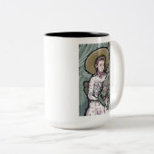 Mein erstes Haustier #3 - Surreal Odd Goth Creatio Zweifarbige Tasse (VorderseiteRechts)