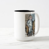 Mein erstes Haustier #4 - Surreal Odd Goth Creatio Zweifarbige Tasse (VorderseiteRechts)