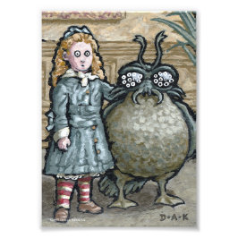 Mein erstes Haustier #5 - Surreal Odd Goth Creatio Fotodruck