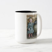 Mein erstes Haustier #5 - Surreal Odd Goth Creatio Zweifarbige Tasse (VorderseiteRechts)