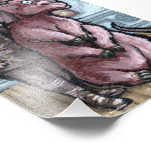 Mein erstes Haustier #6 - Surreal Odd Goth Creatio Fotodruck (Ecke)