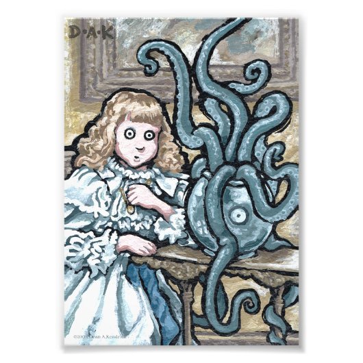 Mein erstes Haustier #7 - Surreal Odd Goth Creatio Fotodruck (Vorne)