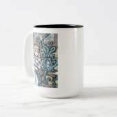 Mein erstes Haustier #7 - Surreal Odd Goth Creatio Zweifarbige Tasse (Vorderseite Links)