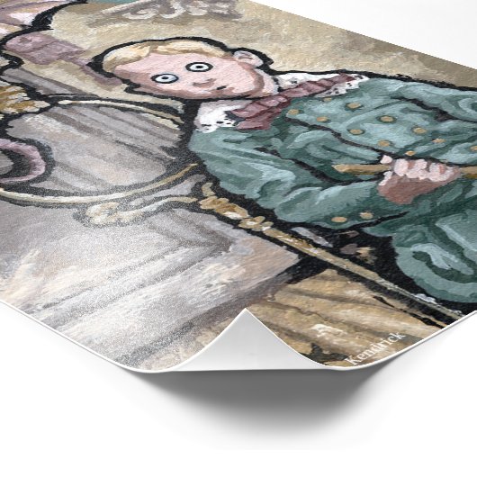 Mein erstes Haustier #8 - Surreal Odd Goth Creatio Fotodruck (Ecke)