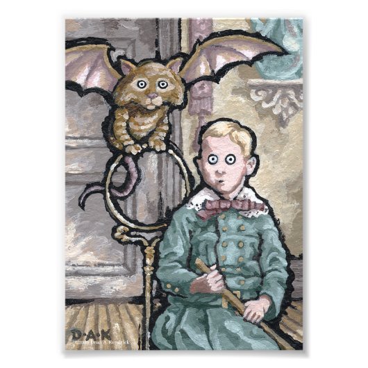 Mein erstes Haustier #8 - Surreal Odd Goth Creatio Fotodruck (Vorne)