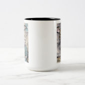 Mein erstes Haustier #8 - Surreal Odd Goth Creatio Zweifarbige Tasse (Mittel)