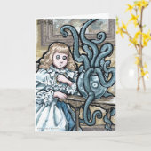 Mein erstes Haustier Nr. 7 - unbedruckter Gruß in  Karte (Gelbe Blume)