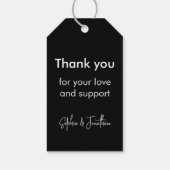 Mein erstes Jahr 2023 Modernes Cutout Baby Foto Bl Geschenkanhänger (Rückseite)