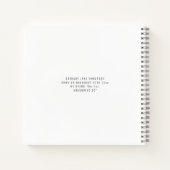 Mein erstes Jahr 2 Fotos erster Geburtstag Notizblock (Rückseite)